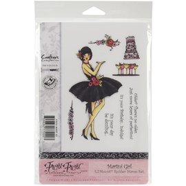 Crafter's Companion Stempel unmounted,  Girl, Format A6