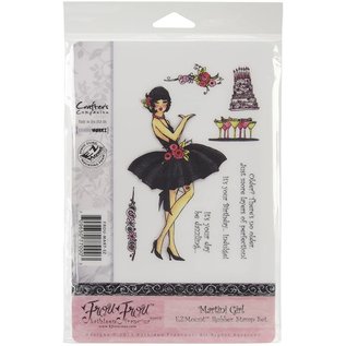 Crafter's Companion Stempel unmounted,  Girl, Format A6