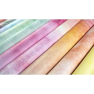 Papierset, Grunge, helle leuchtenden Farben, 40 doppelseitig bedruckte Blätter, 20 Designs, 180 gsm Cardstock