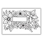 Julie Hickey Motif tampon, transparent, fleurs, A6, 105 x 148 mm, Julie Hickey