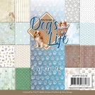 AMY DESIGN Blocco di design, blocco di carta, Dog's Live, 23 fogli, 170 gsm