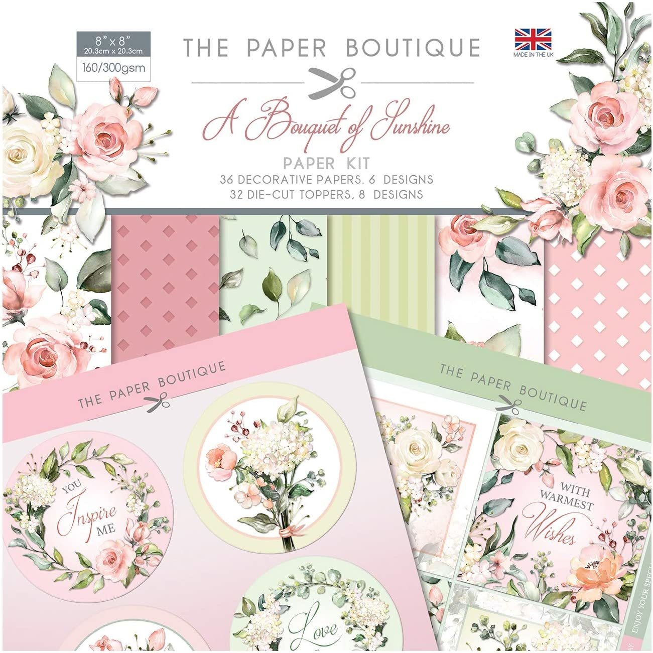 feuilles de papier cartonné A4 Rose 300 gr/m²