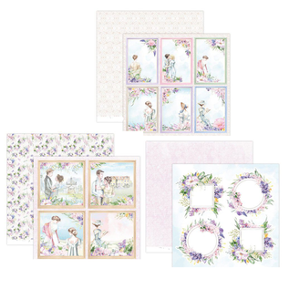 Karten und Scrapbooking Papier, Papier blöcke Papier design, collection, LOve Garden, 3 feuilles 30,5 x 30,5 cm