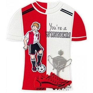 Marianne Design Transparent stamp, soccer player, for stamping and punching