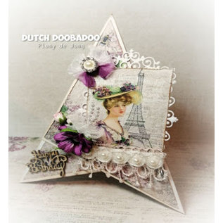 Stamperia, Papers for you  und Florella Designer paper, card and scrapbook paper, 30.5 x 30.5cm, Lilac Paris Collection.