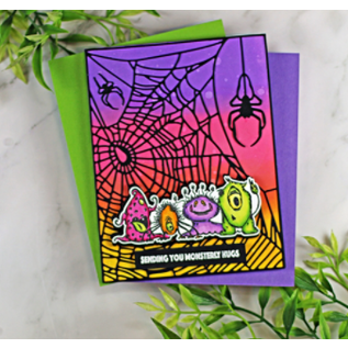 Stempel / Stamp: Transparent Transparent / clear stamp motif, cute monsters