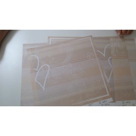 Designer Papier Scrapbooking: 30,5 x 30,5 cm Papier Carta di design, set di 5 fogli, 30,5 x 30,5 cm, 140 gsm