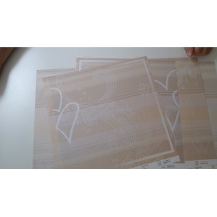 Designer Papier Scrapbooking: 30,5 x 30,5 cm Papier Papel de diseño, juego de 5 hojas, 30,5 x 30,5 cm, 140 g / m2