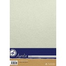 AURELIE Metallic kaart, 10 vellen, vintage metallic kaart, wit, 250gsm, A4-formaat,