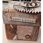 BASTELSETS / CRAFT KITS Geschenkbox mit 35 Teile , Explosion Box Format: 7x7x7,5+12x12x12 cm
