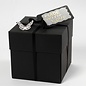 BASTELSETS / CRAFT KITS Caja regalo con 35 piezas, formato caja explosión: 7x7x7,5 + 12x12x12 cm