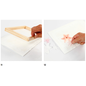 BASTELSETS / CRAFT KITS Pulpa de papel + forma de marco para la producción de papel hecho a mano 100 g = 20-25 hojas de papel en formato A5