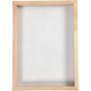 BASTELSETS / CRAFT KITS Papierpulp + framevorm voor het maken  van handgeschept papier 100 g = 20-25 vellen gemaakt papier in A5-formaat