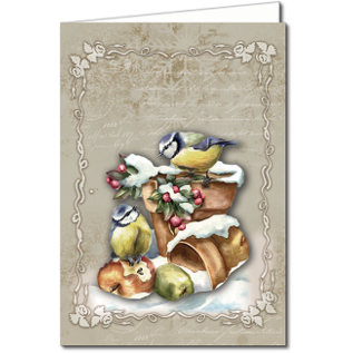 BASTELSETS / CRAFT KITS Jeu de cartes pour la conception de 8 merveilleuses et idylliques cartes d'hiver et de Noël !
