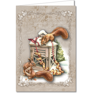 BASTELSETS / CRAFT KITS Set di carte per la progettazione di 8 meravigliose e idilliache cartoline invernali e natalizie!