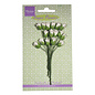 BLUMEN (MINI) UND ACCESOIRES 16 boutons de roses, blancs