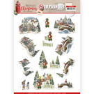 AMY DESIGN Stansvellen in A4, 3D, Nostalgic Christmas, Christmas Village,