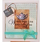 GRAPHIC 45 Rubber Stamp, "Botanical Tea"