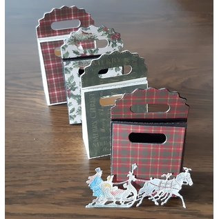 Karten und Scrapbooking Papier, Papier blöcke Papieren designblok, kerst, 15,2x15,2cm, 200 g/m2, 64 vellen!