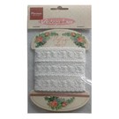 Marianne Design Vintage Lace, decorative ribbon, white, 150 cm!