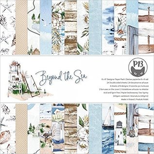 Karten und Scrapbooking Papier, Papier blöcke Bloc de diseño, 15,2 x 15,2 cm, 24 hojas, 240 g / m2, Beyond the Sea