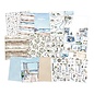 Karten und Scrapbooking Papier, Papier blöcke Bloc de diseño, 15,2 x 15,2 cm, 24 hojas, 240 g / m2, Beyond the Sea