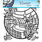 Vinterklistremerker for vinter, 20 x 20 cm