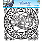 Winter peel-off stickers, formaat 20 x 20 cm