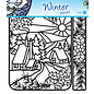 Winter Peel-Offs Sticker, Format 20 x 20 cm