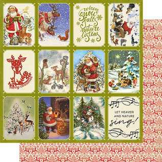 Christmas Greetings, Designer Block, Authentique