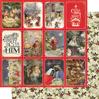 Christmas Greetings, Designer Block, Authentique