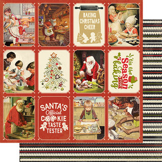 Christmas Greetings, Designer Block, Authentique