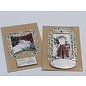 Die cut sheet, deLuxe, with noble gold frame, Christmas,