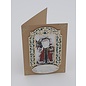 Die cut sheet, deLuxe, with noble gold frame, Christmas,