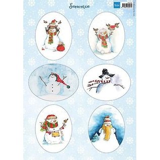 Marianne Design Fotoblad, A4, sneeuwpoppen