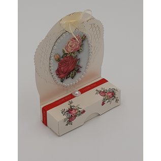 REDDY A4 picture sheet roses with decorative frame, punched