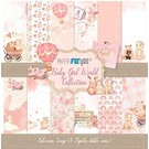 Stamperia, Papers for you  und Florella Designer paper, collection 12 scrap papers, 30.5 x 30.5 cm, 180gr, baby girl