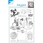 Joy!Crafts / Jeanine´s Art, Hobby Solutions Dies /  Frimerkemotiv, gjennomsiktig, tilbake til skolen, A6-format, Joy Crafts,