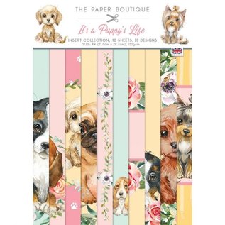 CREATIVE EXPRESSIONS und COUTURE CREATIONS Paper pad, A4 format, 40 sheets, 10 motifs, dog motifs