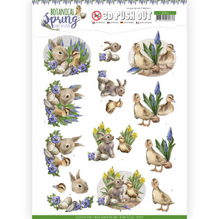 AMY DESIGN A4 die-cut sheet, Botanical, Best friends. With 3 beautiful motifs!