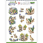 AMY DESIGN A4 die-cut sheet, Botanical, Best friends. With 3 beautiful motifs!