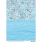 AMY DESIGN Maritim SET, 3x A4 Motivpapier, 3 diverse Motive + 3 diverse Stanzbögen