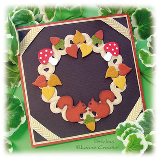 Leane Creatief - Lea'bilities und By Lene Punching and embossing template, leabilities, wreath