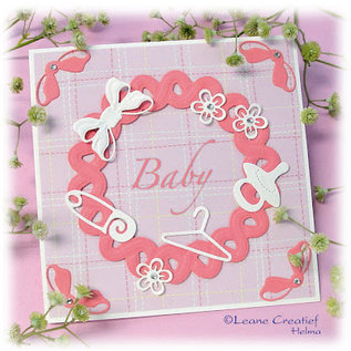 Leane Creatief - Lea'bilities und By Lene Punching and embossing template, leabilities, wreath