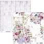 Designer Papier Scrapbooking: 30,5 x 30,5 cm Papier Papel Designer Series, 12"x12", Graceful