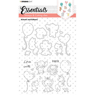 Gemini Set di modelli di punzonatura + set di timbri, 22 parti, formato set: 148x210x3mm