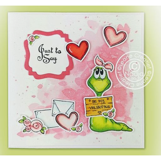 Leane Creatief - Lea'bilities und By Lene Stamp SET, A6, Transparent, Little Worms, Leane Creatief