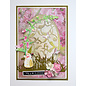 Joy!Crafts / Jeanine´s Art, Hobby Solutions Dies /  Skærematrice, nisse med blomster, format 108 x 87 mm