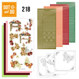 Precious Marieke Craft set for designing 3 cards with Hobbydots stickers