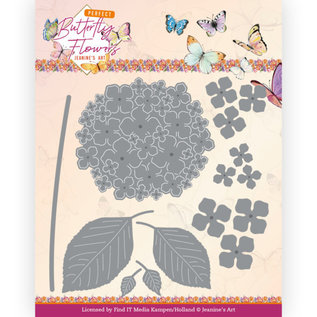 Joy!Crafts / Jeanine´s Art, Hobby Solutions Dies /  Fustella, ortensia, formato 10,2 x 10,2 cm